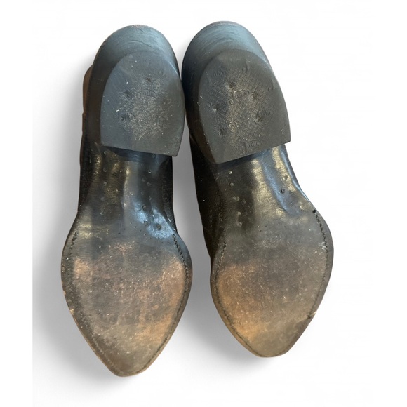 Vintage 90s Justin women’s Black African Dress Lizard skin cowboy boots - Picture 4 of 12